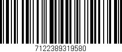 Código de barras (EAN, GTIN, SKU, ISBN): '7122389319580'