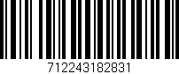 Código de barras (EAN, GTIN, SKU, ISBN): '712243182831'
