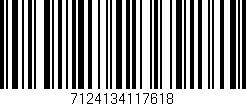 Código de barras (EAN, GTIN, SKU, ISBN): '7124134117618'