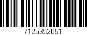 Código de barras (EAN, GTIN, SKU, ISBN): '7125352051'