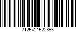 Código de barras (EAN, GTIN, SKU, ISBN): '7125421523655'