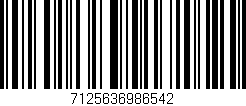 Código de barras (EAN, GTIN, SKU, ISBN): '7125636986542'