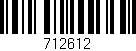 Código de barras (EAN, GTIN, SKU, ISBN): '712612'