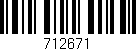 Código de barras (EAN, GTIN, SKU, ISBN): '712671'