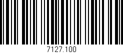 Código de barras (EAN, GTIN, SKU, ISBN): '7127.100'