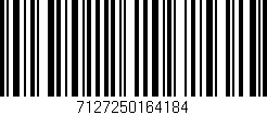 Código de barras (EAN, GTIN, SKU, ISBN): '7127250164184'