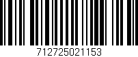 Código de barras (EAN, GTIN, SKU, ISBN): '712725021153'