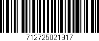 Código de barras (EAN, GTIN, SKU, ISBN): '712725021917'