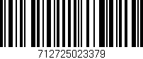 Código de barras (EAN, GTIN, SKU, ISBN): '712725023379'