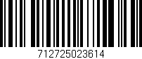 Código de barras (EAN, GTIN, SKU, ISBN): '712725023614'