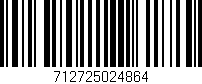Código de barras (EAN, GTIN, SKU, ISBN): '712725024864'