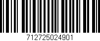 Código de barras (EAN, GTIN, SKU, ISBN): '712725024901'