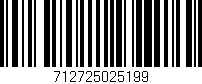 Código de barras (EAN, GTIN, SKU, ISBN): '712725025199'
