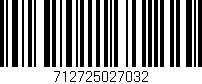 Código de barras (EAN, GTIN, SKU, ISBN): '712725027032'