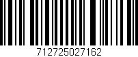 Código de barras (EAN, GTIN, SKU, ISBN): '712725027162'