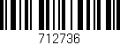 Código de barras (EAN, GTIN, SKU, ISBN): '712736'
