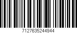 Código de barras (EAN, GTIN, SKU, ISBN): '7127635244944'