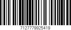 Código de barras (EAN, GTIN, SKU, ISBN): '7127779925419'