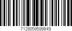 Código de barras (EAN, GTIN, SKU, ISBN): '7128059599849'