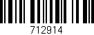 Código de barras (EAN, GTIN, SKU, ISBN): '712914'