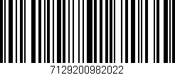 Código de barras (EAN, GTIN, SKU, ISBN): '7129200982022'