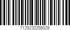 Código de barras (EAN, GTIN, SKU, ISBN): '7129220256028'
