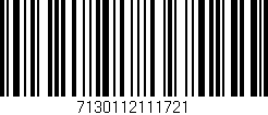 Código de barras (EAN, GTIN, SKU, ISBN): '7130112111721'