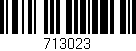 Código de barras (EAN, GTIN, SKU, ISBN): '713023'