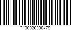 Código de barras (EAN, GTIN, SKU, ISBN): '7130320800479'