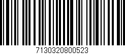 Código de barras (EAN, GTIN, SKU, ISBN): '7130320800523'