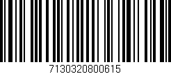 Código de barras (EAN, GTIN, SKU, ISBN): '7130320800615'