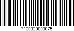 Código de barras (EAN, GTIN, SKU, ISBN): '7130320800875'
