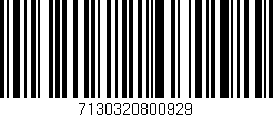 Código de barras (EAN, GTIN, SKU, ISBN): '7130320800929'