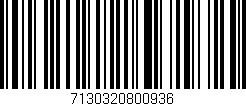 Código de barras (EAN, GTIN, SKU, ISBN): '7130320800936'