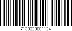 Código de barras (EAN, GTIN, SKU, ISBN): '7130320801124'