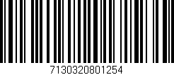 Código de barras (EAN, GTIN, SKU, ISBN): '7130320801254'