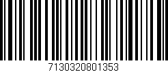 Código de barras (EAN, GTIN, SKU, ISBN): '7130320801353'