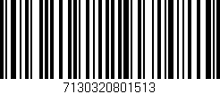 Código de barras (EAN, GTIN, SKU, ISBN): '7130320801513'