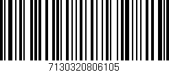 Código de barras (EAN, GTIN, SKU, ISBN): '7130320806105'