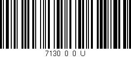 Código de barras (EAN, GTIN, SKU, ISBN): '7130_0_0_U'