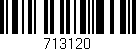 Código de barras (EAN, GTIN, SKU, ISBN): '713120'