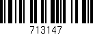 Código de barras (EAN, GTIN, SKU, ISBN): '713147'