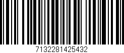 Código de barras (EAN, GTIN, SKU, ISBN): '7132281425432'