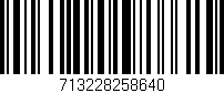 Código de barras (EAN, GTIN, SKU, ISBN): '713228258640'