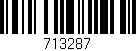 Código de barras (EAN, GTIN, SKU, ISBN): '713287'