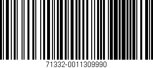 Código de barras (EAN, GTIN, SKU, ISBN): '71332-0011309990'