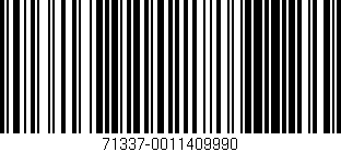 Código de barras (EAN, GTIN, SKU, ISBN): '71337-0011409990'