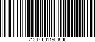 Código de barras (EAN, GTIN, SKU, ISBN): '71337-0011509990'