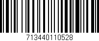 Código de barras (EAN, GTIN, SKU, ISBN): '713440110528'