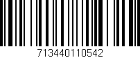 Código de barras (EAN, GTIN, SKU, ISBN): '713440110542'